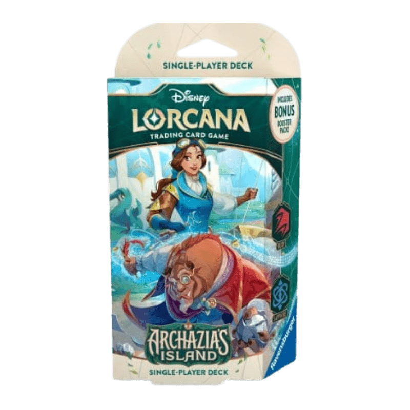 Disney Lorcana Archazia's Island starterdeck Belle & Beast in Ruby en Sapphire | Lichcards Hoofdafbeelding