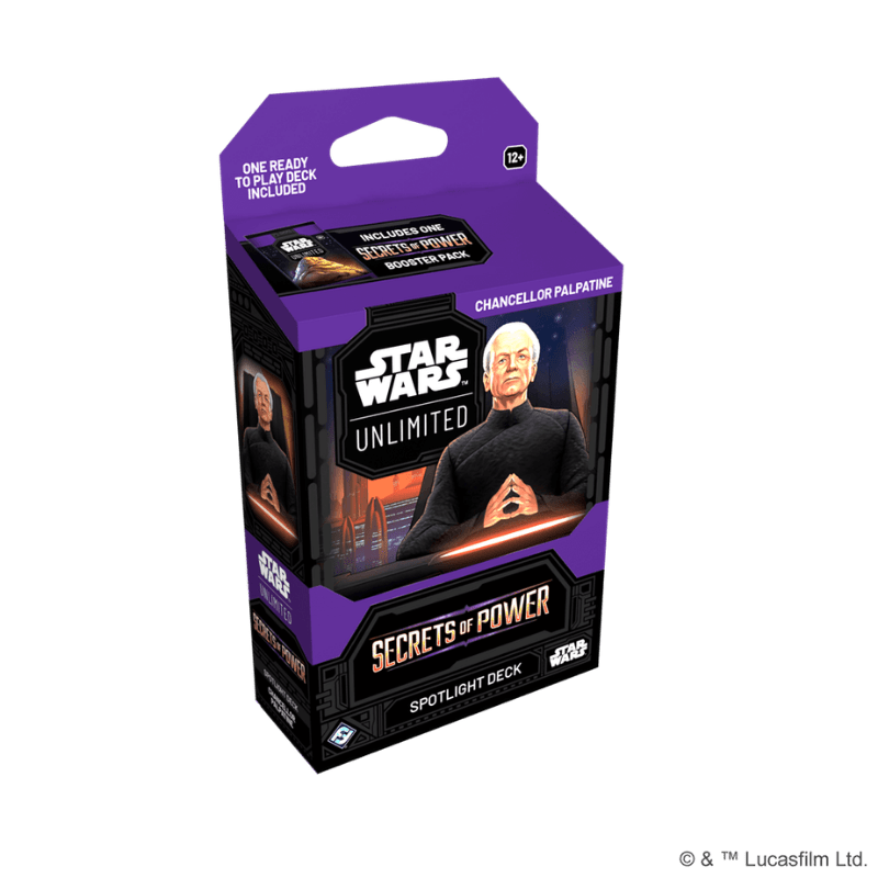 Star Wars Unlimited Secrets of Power Spotlight Deck Chancellor Palpatine - 0841333131883 | Lichcards Hoofdafbeelding