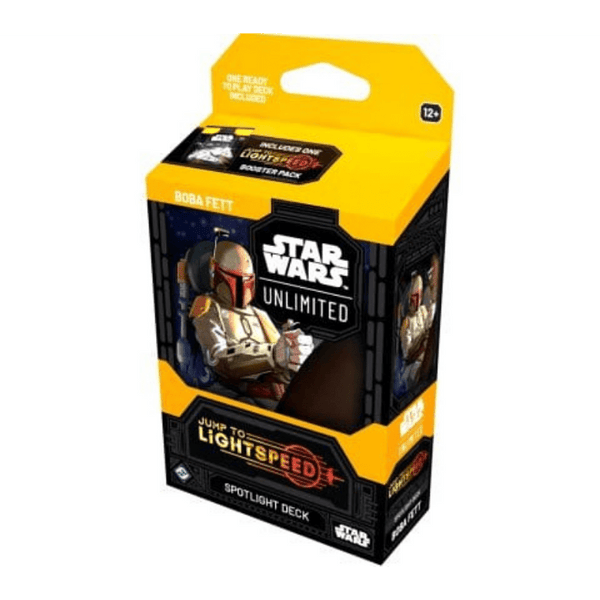 Star Wars Unlimited Jump to Lightspeed Spotlight Deck met Boba Fett | Lichcards