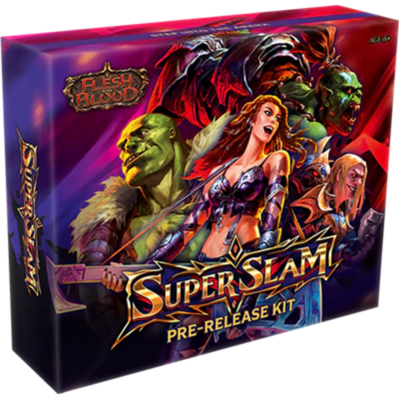 Flesh and Blood Super Slam Pre-Release Kit met 8 boosters en promopakket - 9421037054117