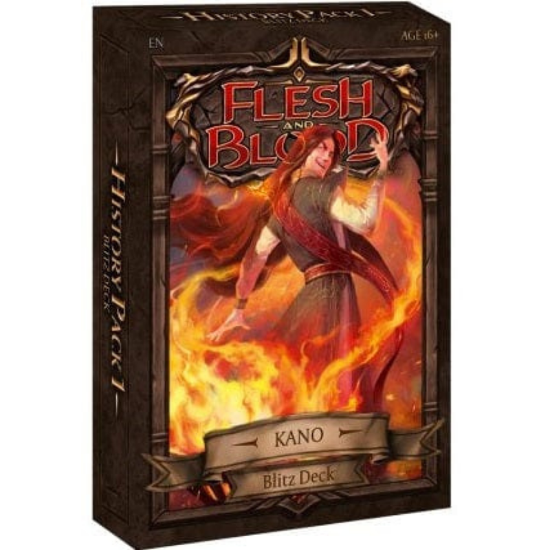 Flesh and Blood History Pack 1 Blitz Deck met Kano, Dracai of Aether (Wizard)
