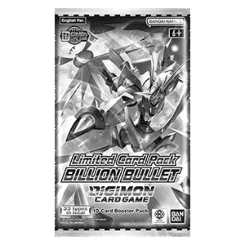 Limited Card Pack Billion Bullet Booster - Premium Bandai Products