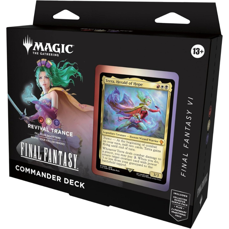 Magic Final Fantasy VI Commander Deck Revival Trance - gesloten doos van het Mardu-deck