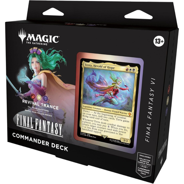 Magic Final Fantasy VI Commander Deck Revival Trance - gesloten doos van het Mardu-deck