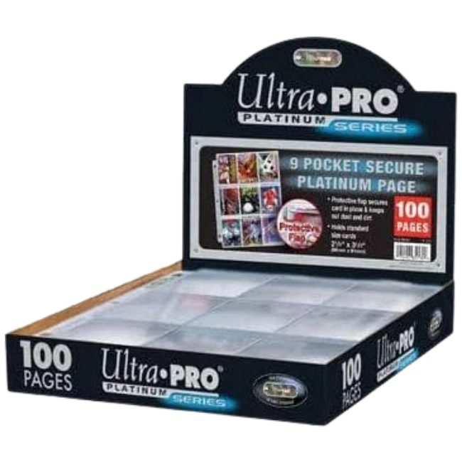 Hologram Pages 9-Pocket Secure Platinum (25x) Hover Image