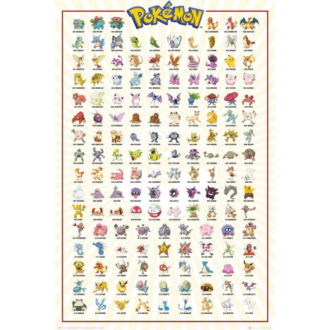 Pokemon Kanto Poster Hover Image