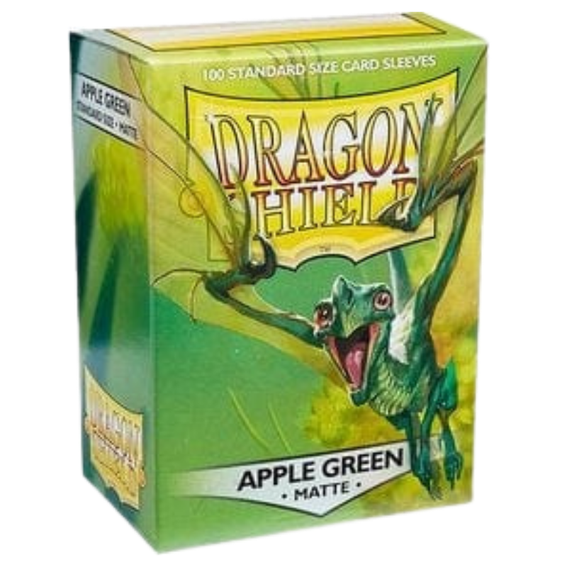 Dragon Shield Box Sleeves Matte Apple Green (100x) Immagine principale del prodotto