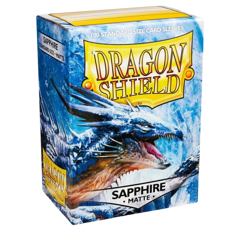 Dragon Shield Box Sleeves Matte Sapphire (100x) Image principale du produit