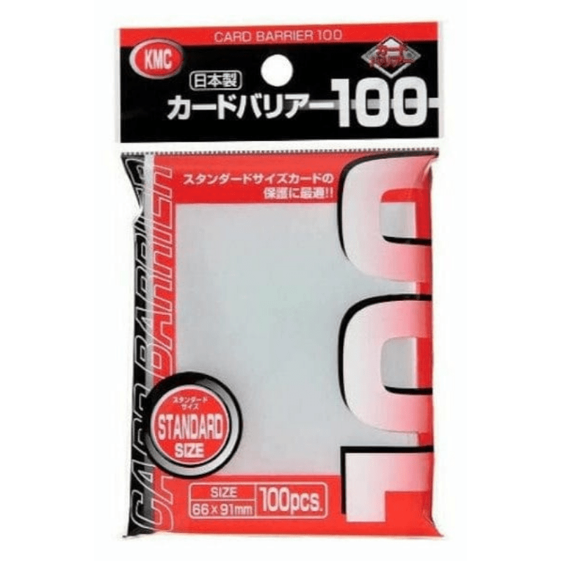 KMC Card Barrier Standard Size sleeves, 100 heldere hoesjes van 66 x 91 mm - 4521086003045 | Lichcards Hoofdafbeelding
