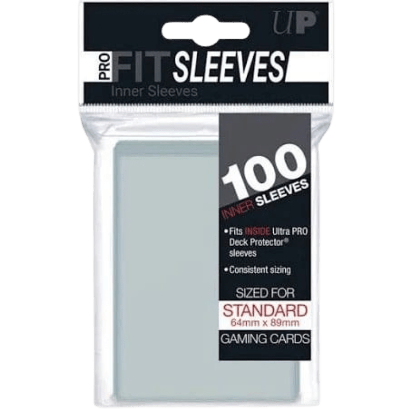Ultra Pro PRO-Fit Inner Sleeves Standaard Clear (100x) – verpakking | Lichcards Hoofdafbeelding