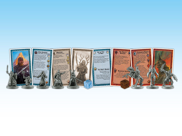 War of the Ring: Kings of Middle-earth – officiële overzichtsfoto van miniaturen en kaarten