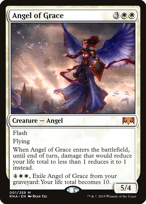 Angel of Grace – Ravnica Allegiance (RNA-1) Magic: The Gathering card Image principale du produit