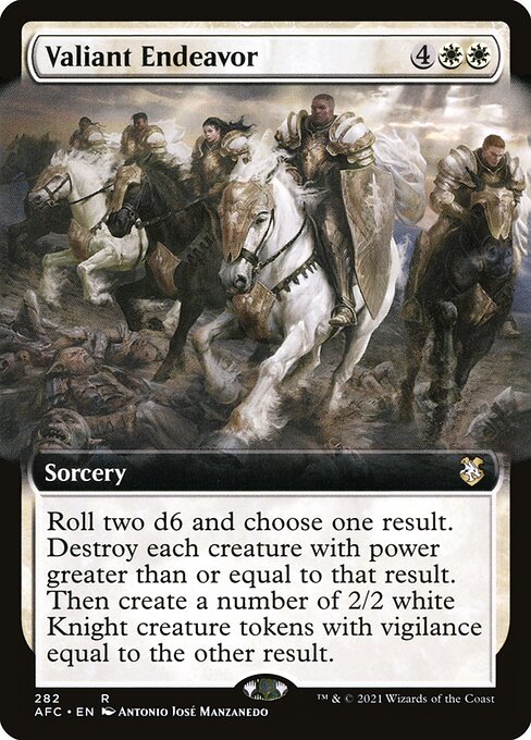 Valiant Endeavor – Forgotten Realms Commander (AFC-282) Magic: The Gathering card | LC-REM-20260804-15369850290508-801a94c6-3800-4a62-8001-c2c38e62cbdd