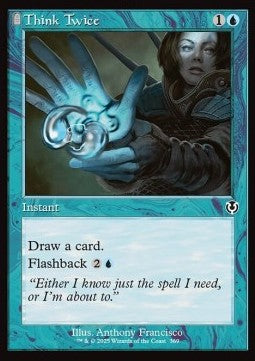 Think Twice - Innistrad Remastered: Extras (Common) [XINR-369]