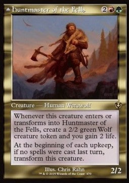 Huntmaster of the Fells / Ravager of the Fells (V.2) - Innistrad Remastered: Extras (Rare) [XINR-470] Imagen principal del producto