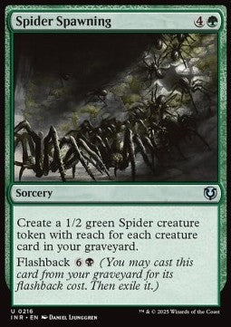 Spider Spawning - Innistrad Remastered (Uncommon) [INR-216] Imagen principal del producto