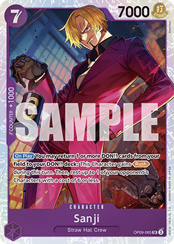 Sanji (OP09-065) (V.1) - Emperors in the New World (Super Rare) [OP09-065] Immagine principale del prodotto