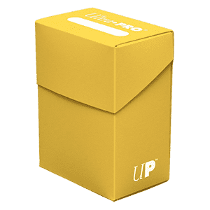 Ultra-Pro Solid Yellow Deck Box (V.2) Hover Image