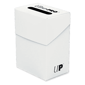 Ultra-Pro Solid White Deck Box (V.2) Hover Image