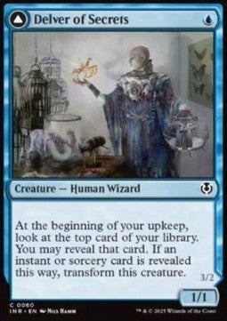 Delver of Secrets / Insectile Aberration - Innistrad Remastered (Common) [INR-60] Hauptbild