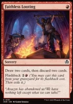 Faithless Looting - Innistrad Remastered (Common) [INR-151] Hauptbild