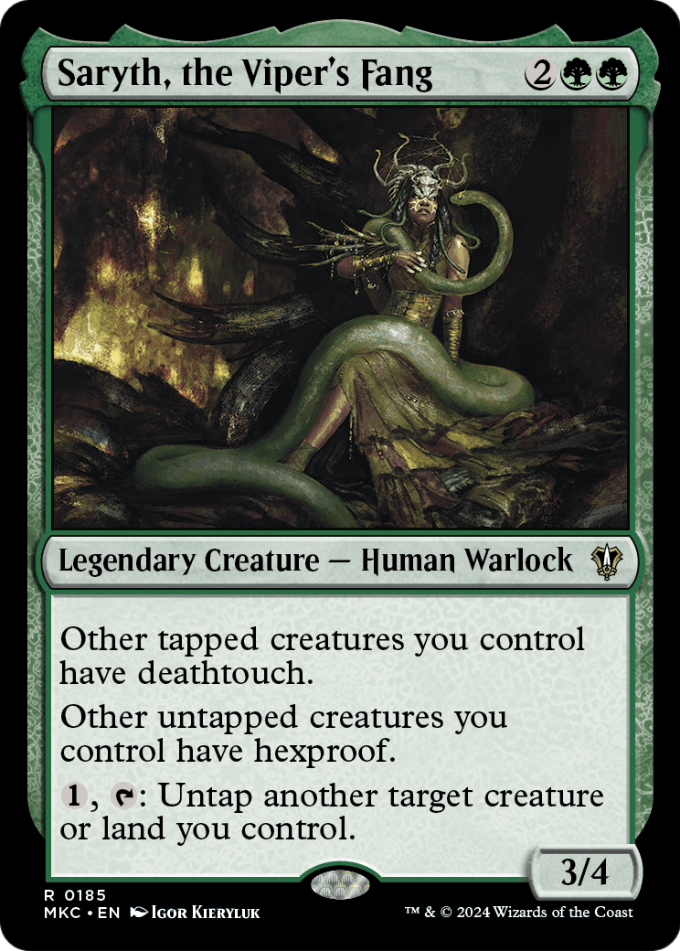 Saryth, the Viper's Fang – Commander: Murders at Karlov Manor 185 – Magic: The Gathering single card Hoofdafbeelding