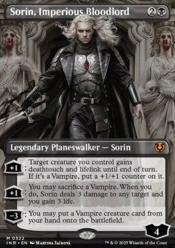 Sorin, Imperious Bloodlord (V.1) - Innistrad Remastered: Extras (Mythic) [XINR-322] Main image