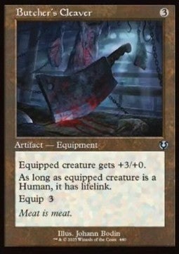 Butcher's Cleaver - Innistrad Remastered: Extras (Uncommon) [XINR-440] Imagen principal del producto