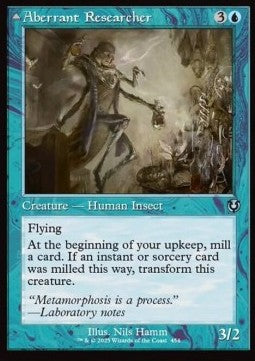 Aberrant Researcher / Perfected Form - Innistrad Remastered: Extras (Uncommon) [XINR-451] Hoofdafbeelding