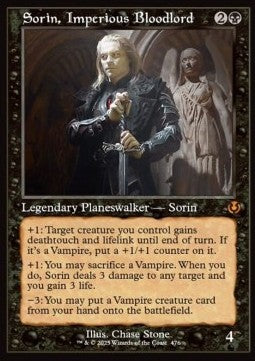 Sorin, Imperious Bloodlord (V.2) - Innistrad Remastered: Extras (Mythic) [XINR-476] Main image