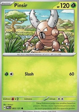 Pinsir - Prismatic Evolutions (Common) [PRE-003] Immagine principale del prodotto