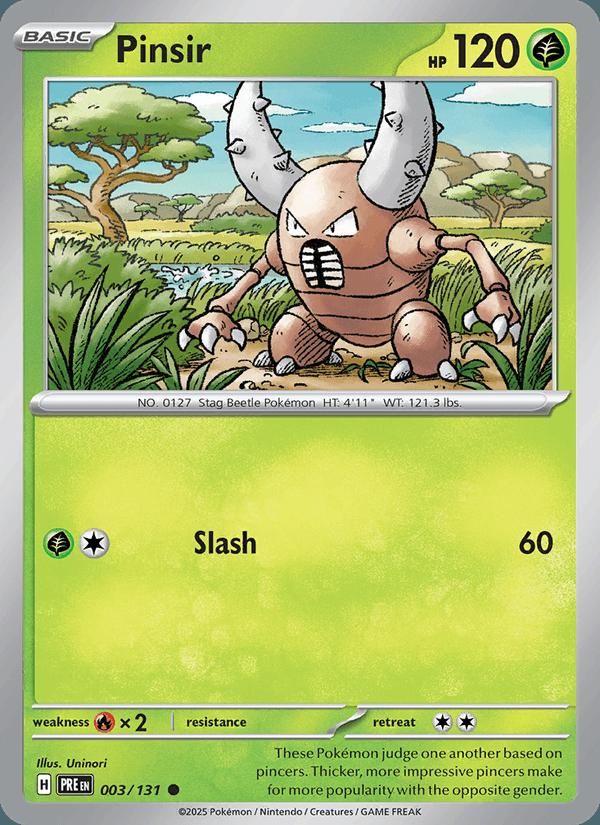 Pinsir - Prismatic Evolutions (Common) [PRE-003] Hoofdafbeelding