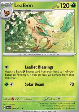 Leafeon - Prismatic Evolutions (Rare) [PRE-005] Hover Image