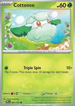 Cottonee - Prismatic Evolutions (Common) [PRE-007] Immagine principale del prodotto