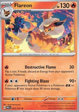 Flareon - Prismatic Evolutions (Rare) [PRE-013] Imagen principal del producto