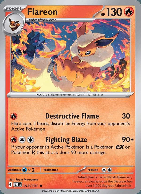 Flareon - Prismatic Evolutions (Rare) [PRE-013] Image principale du produit