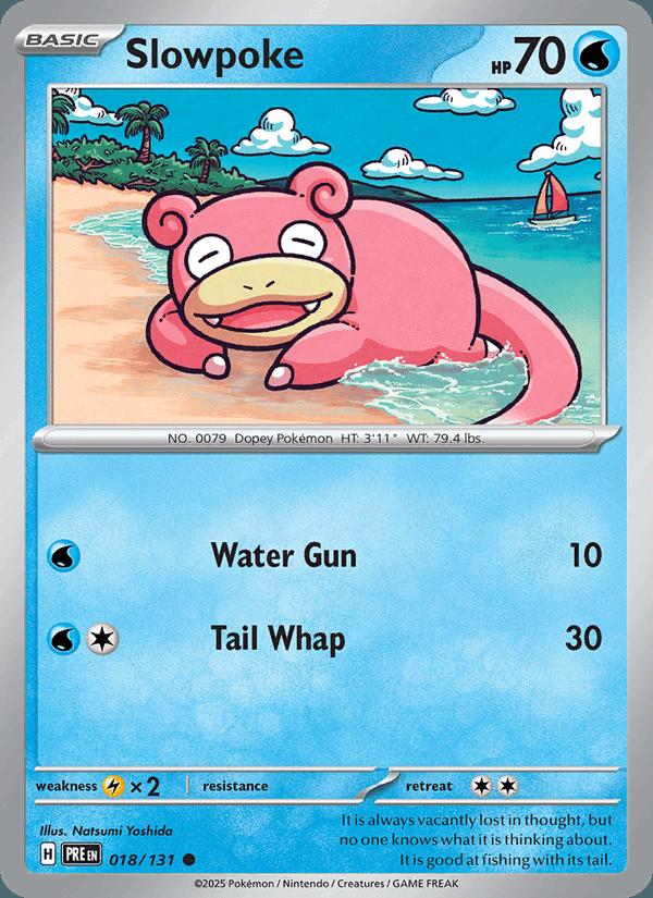 Slowpoke - Prismatic Evolutions (Common) [PRE-018] Image principale du produit