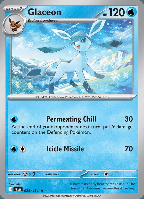 Glaceon - Prismatic Evolutions (Rare) [PRE-025] Main image