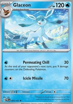 Glaceon - Prismatic Evolutions (Rare) [PRE-025] Hover Image