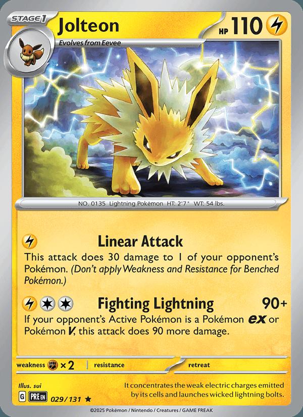 Jolteon - Prismatic Evolutions (Rare) [PRE-029] Image principale du produit