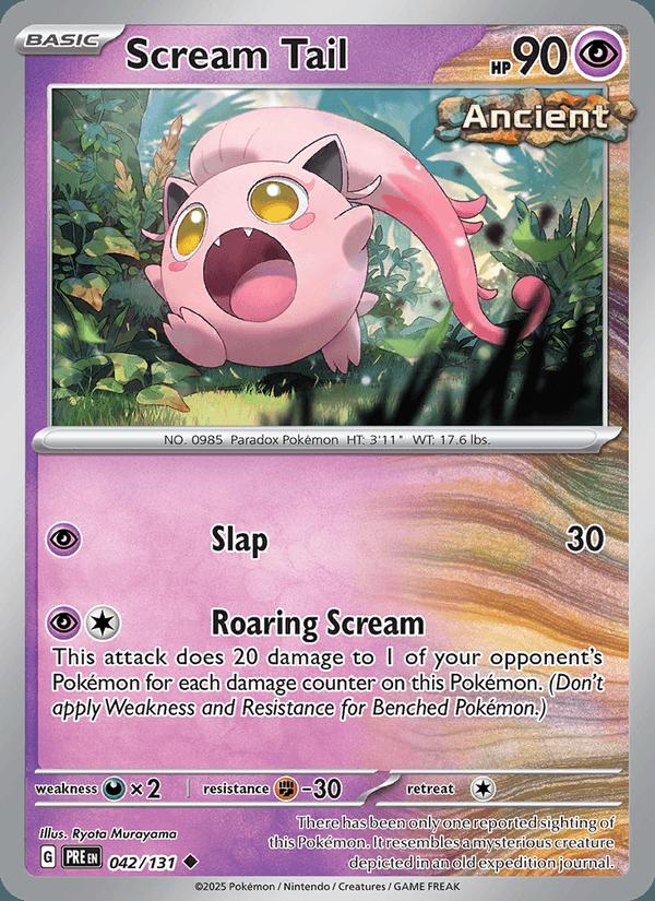Scream Tail - Prismatic Evolutions (Uncommon) [PRE-042] Image principale du produit