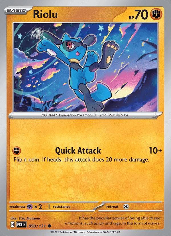 Riolu - Prismatic Evolutions (Common) [PRE-050] Hoofdafbeelding