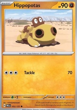 Hippopotas - Prismatic Evolutions (Common) [PRE-052] Imagen principal del producto