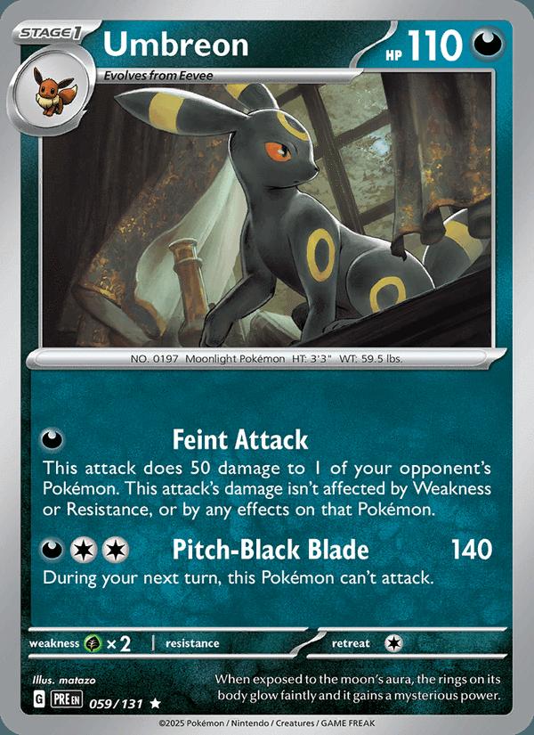 Umbreon - Prismatic Evolutions (Rare) [PRE-059] Image principale du produit