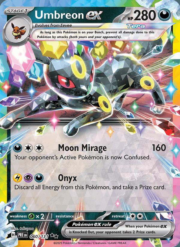 Umbreon ex - Prismatic Evolutions (Double Rare) [PRE-060] Image principale du produit