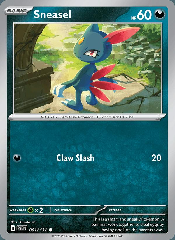 Sneasel - Prismatic Evolutions (Common) [PRE-061] Hoofdafbeelding