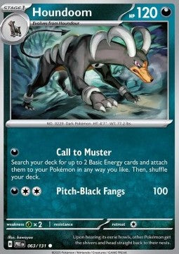 Houndoom - Prismatic Evolutions (Common) [PRE-063] Imagen principal del producto