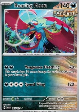 Roaring Moon - Prismatic Evolutions (Rare) [PRE-065] Hover Image