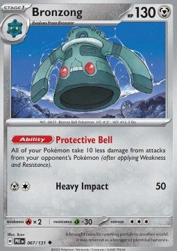 Bronzong - Prismatic Evolutions (Uncommon) [PRE-067] Hover Image