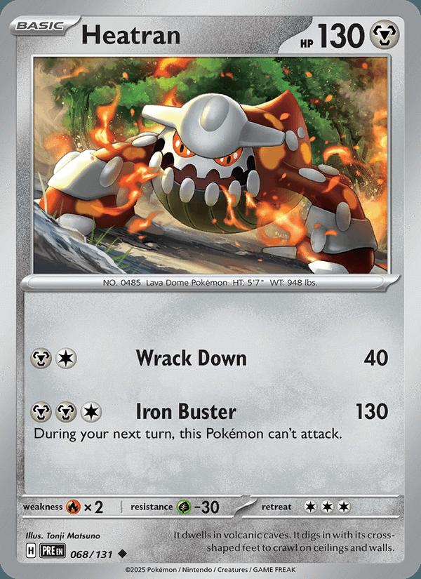 Heatran - Prismatic Evolutions (Uncommon) [PRE-068] Hauptbild